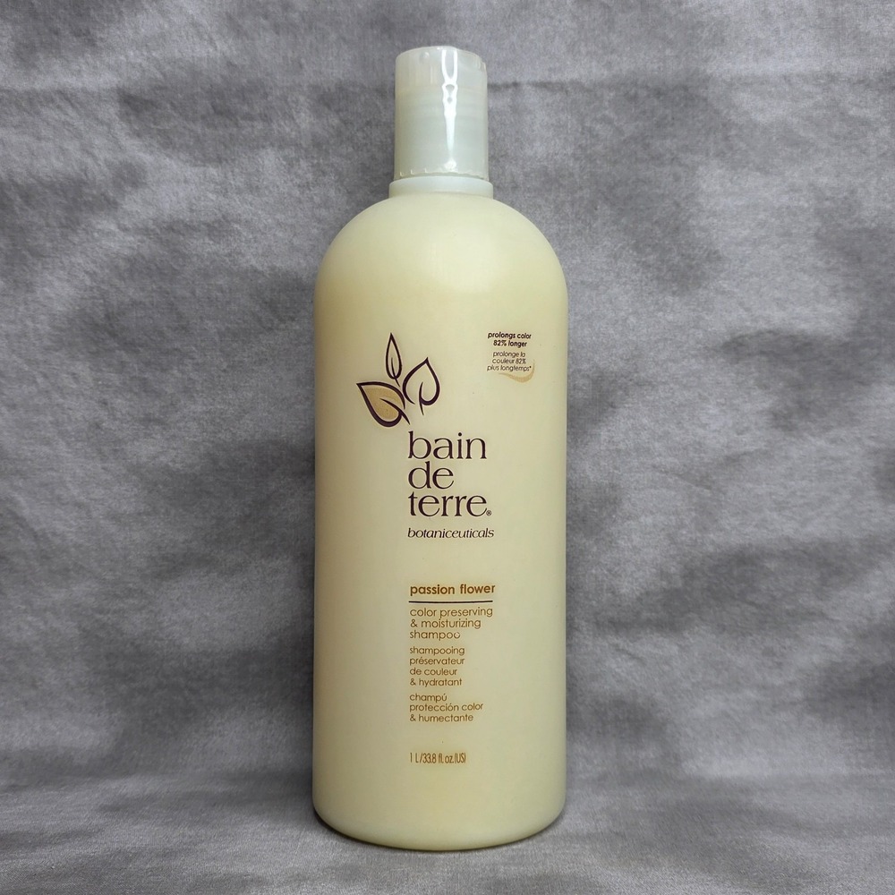 Bain de‎ Terre Passion Flower Shampoo 33.8 fl oz Color Preserving